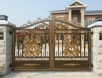 Villa Galwanizowane żeliwne bramy / dziedziniec bramy metalowe podjazd