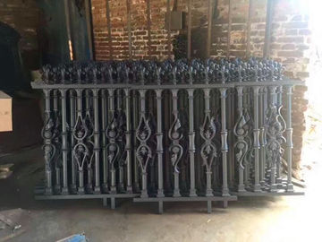 Zewnętrzne przenośne nowoczesne ozdobne żelazne panele ogrodzeniowe do willi