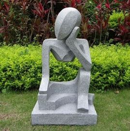 Profesjonalne małe nowoczesne streszczenie kamień rzeźba ręcznie rzeźbione w ogrodzie