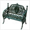 Miedź Rust Garden Żeliwny stół i krzesła w stylu antycznym Vintage żeliwna ława