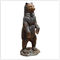 Klasyczne ozdoby z żeliwa / metalowe rzeźby na zewnątrz niedźwiedzia