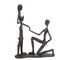 Natrual Metal Bronze Lover Żeliwny Anioł Statua Życie Rozmiar / Żeliwne ozdoby ogrodowe