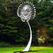 Metal Art Słynny nowoczesny ogród zewnętrzny Stal nierdzewna 2 M Średnica Rzeźba wiatru