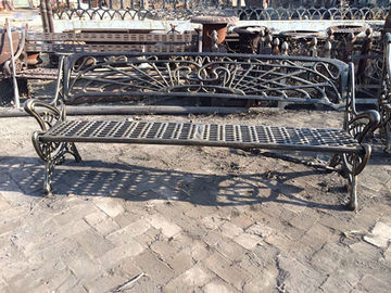 Casual Outdoor Antique Elegancki ławka metalowa do dekoracji w parku