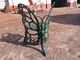Poza kutego żelaza Stół i krzesła Antyczny zielony styl motyla